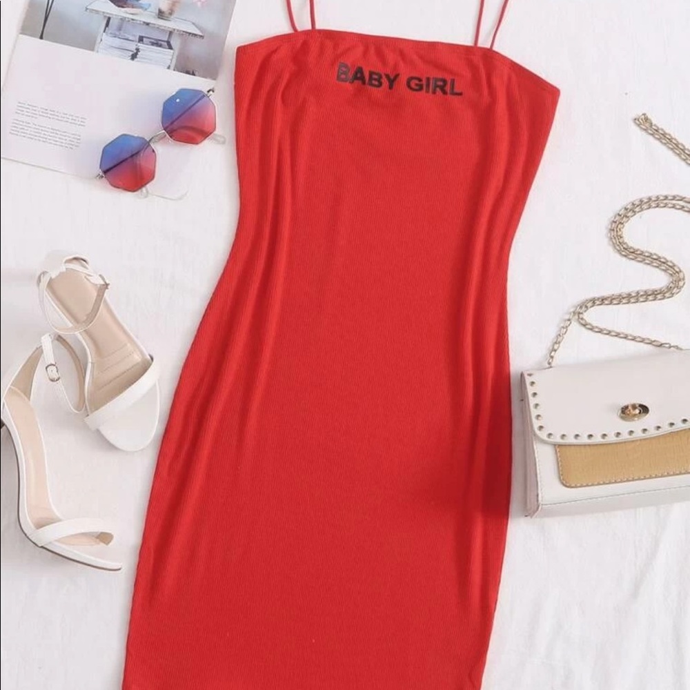 Red babygirl dress